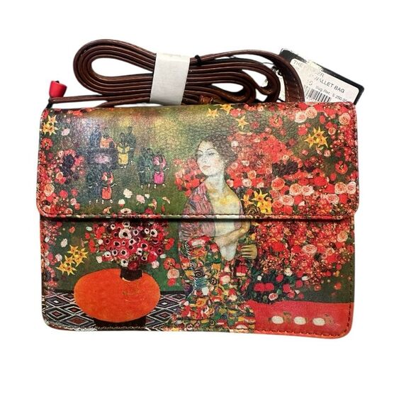 ICON Los Angeles “The Dancer” Double Flap Wallet Crossbody Bag - NWT - Picture 4 of 13